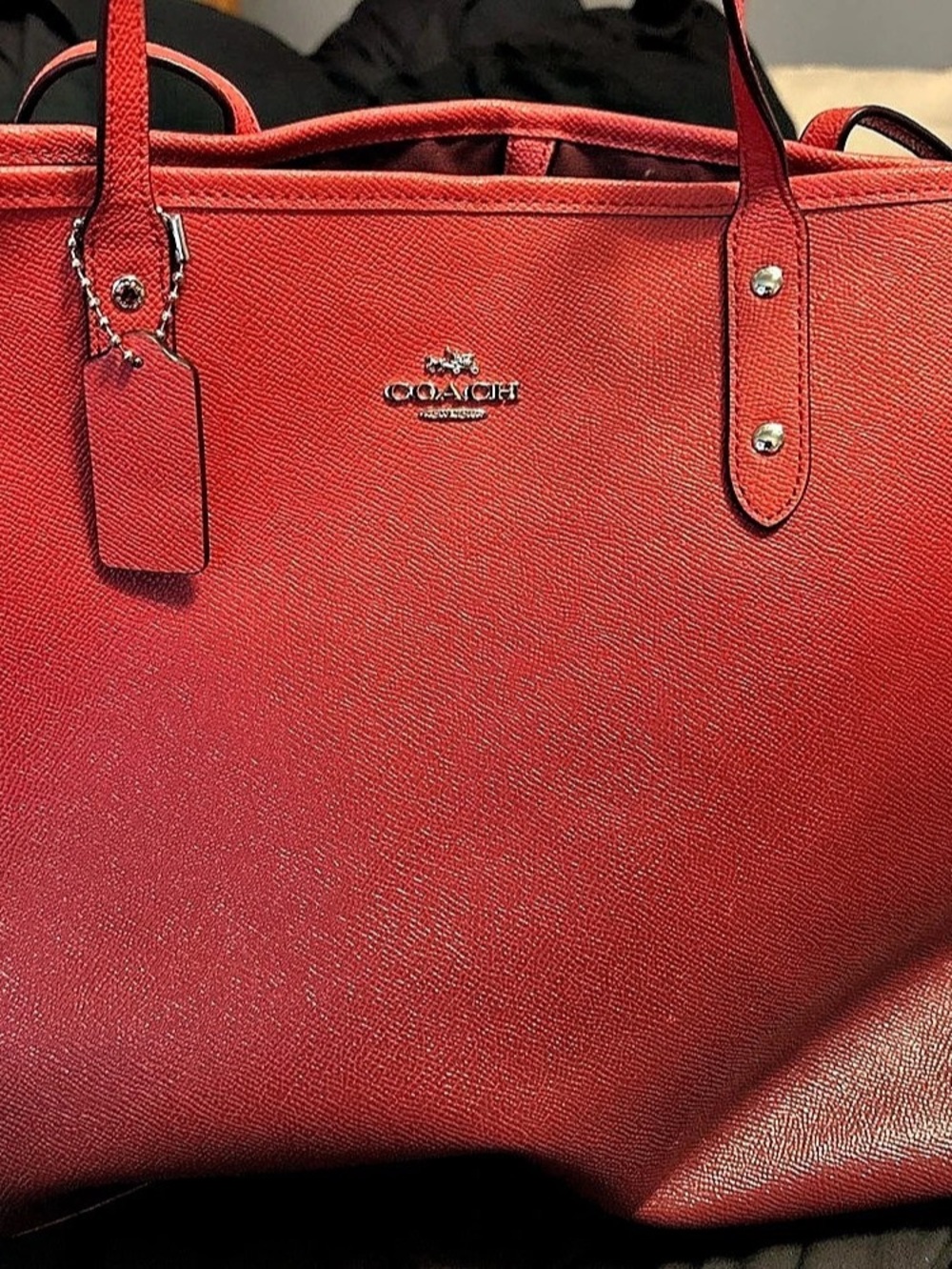 Coach Open City Tote Orange